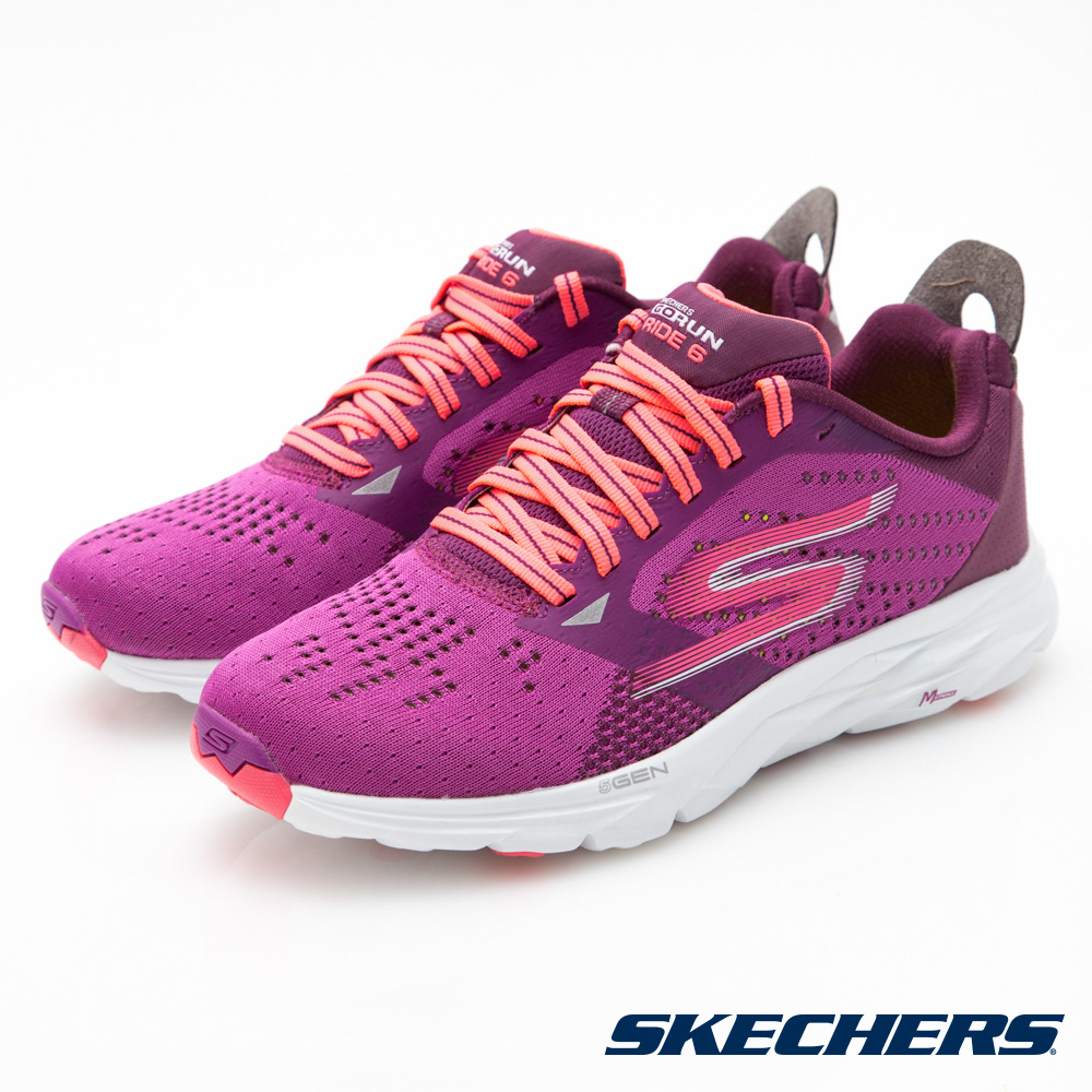 SKECHERS (女) 跑步系列GORun Ride 6-14117PRHP