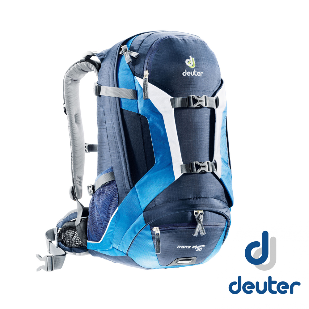 【德國 Deuter】Trans Alpine 30 自行車網架透氣背包_深藍/藍