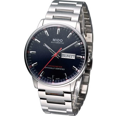 MIDO Commander 指揮官系列機械腕錶-黑/40mm