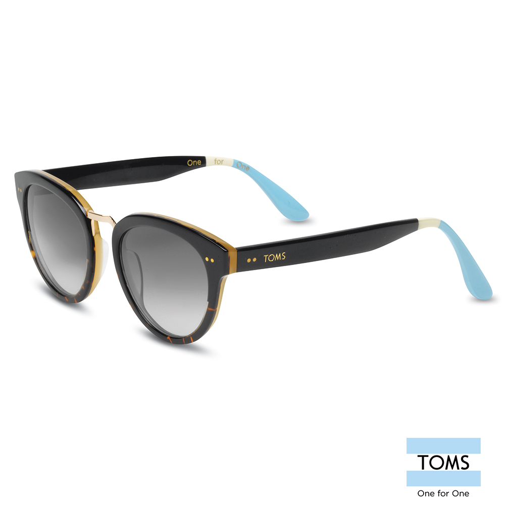 TOMS YVETTE  黑色琥珀典雅貓眼款 太陽眼鏡-女款 (10000997)