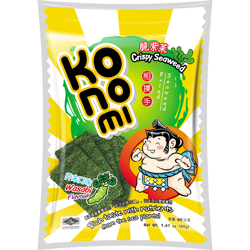 Konomi相撲手 脆紫菜-芥末(40g)