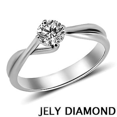 JELY DIAMOND 典雅0.50克拉H&A八心八箭完美車工鑽戒