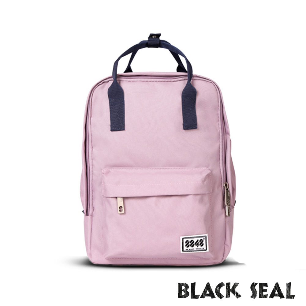 BLACK SEAL 聯名8848系列-多隔層休閒小方型後背包-淺粉紅BS83008