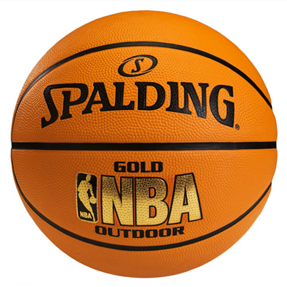 SPALDING 斯伯丁 金色NBA 籃球 Rubber 7號