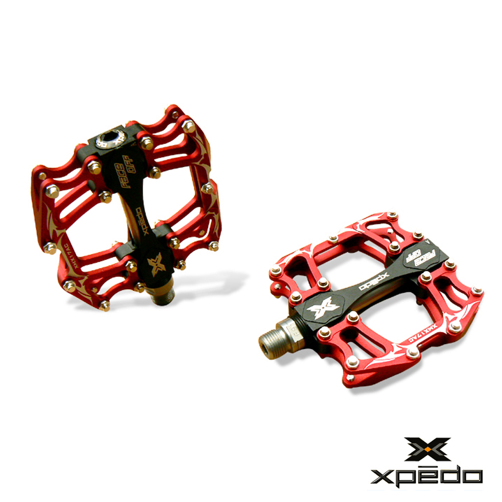 XPEDO XMX17 多功能鋁合金造型踏板 紅