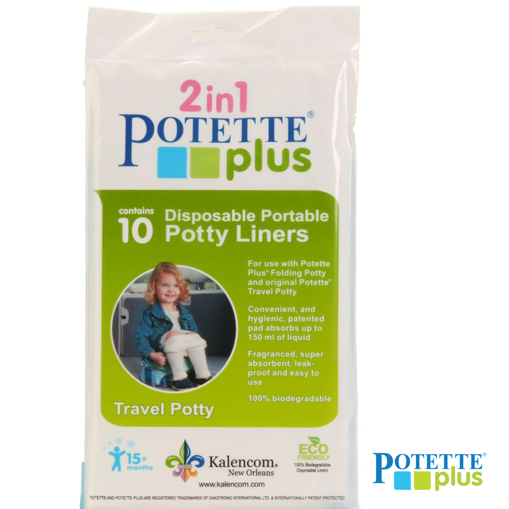 美國 Potette Plus 拋棄式防漏袋 (10入裝)