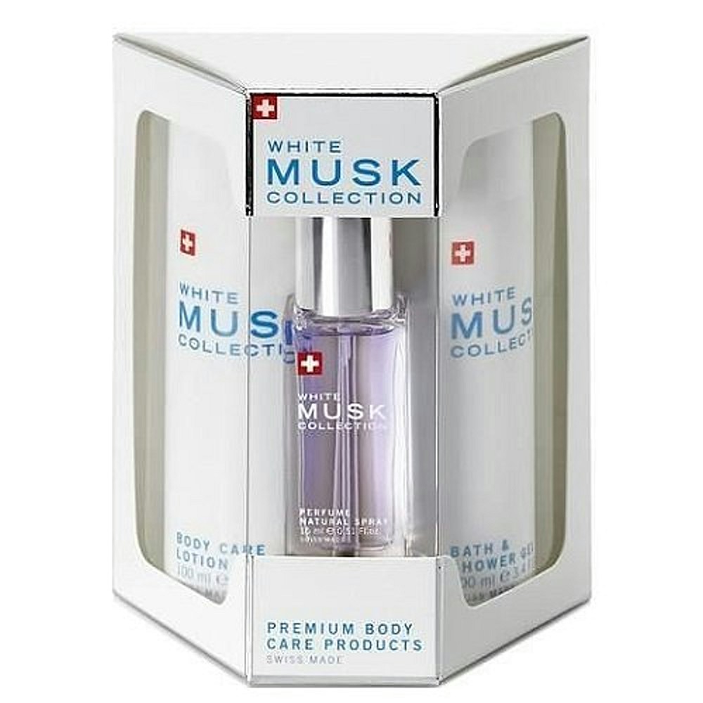 Musk Collection White Musk瑞士經典白麝香淡香水 15ml 旅行組