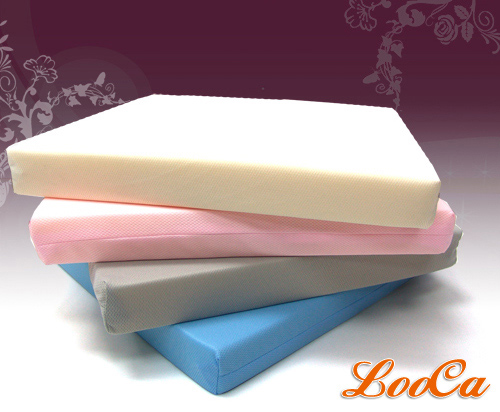 LooCa 吸濕排汗釋壓座墊(粉藍)