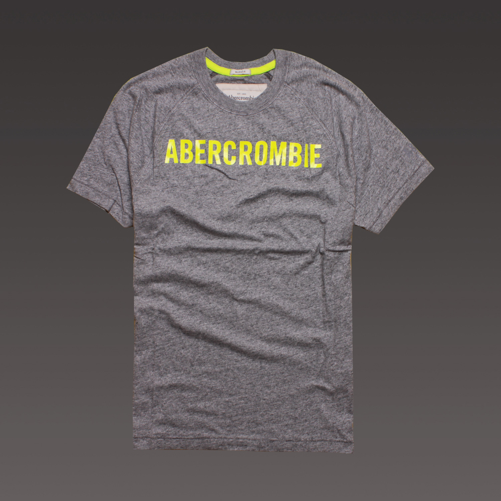 A&F Abercrombie & Fitch 短袖T恤(灰)