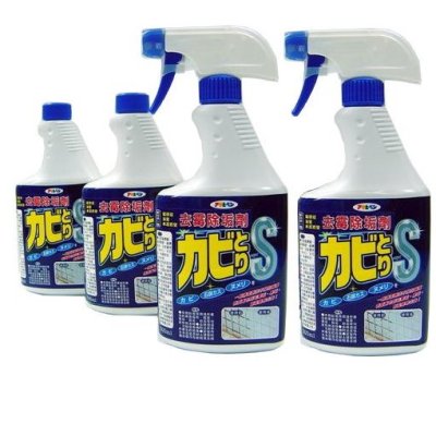 新日本一番 磁磚縫/浴室/水泥牆壁用去霉除垢劑 500ml*4