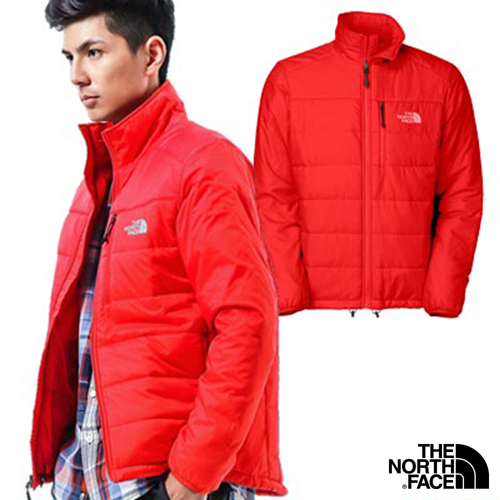 THE NORTH FACE REDPOINT 男 Primaloft 化纖保暖外套 紅