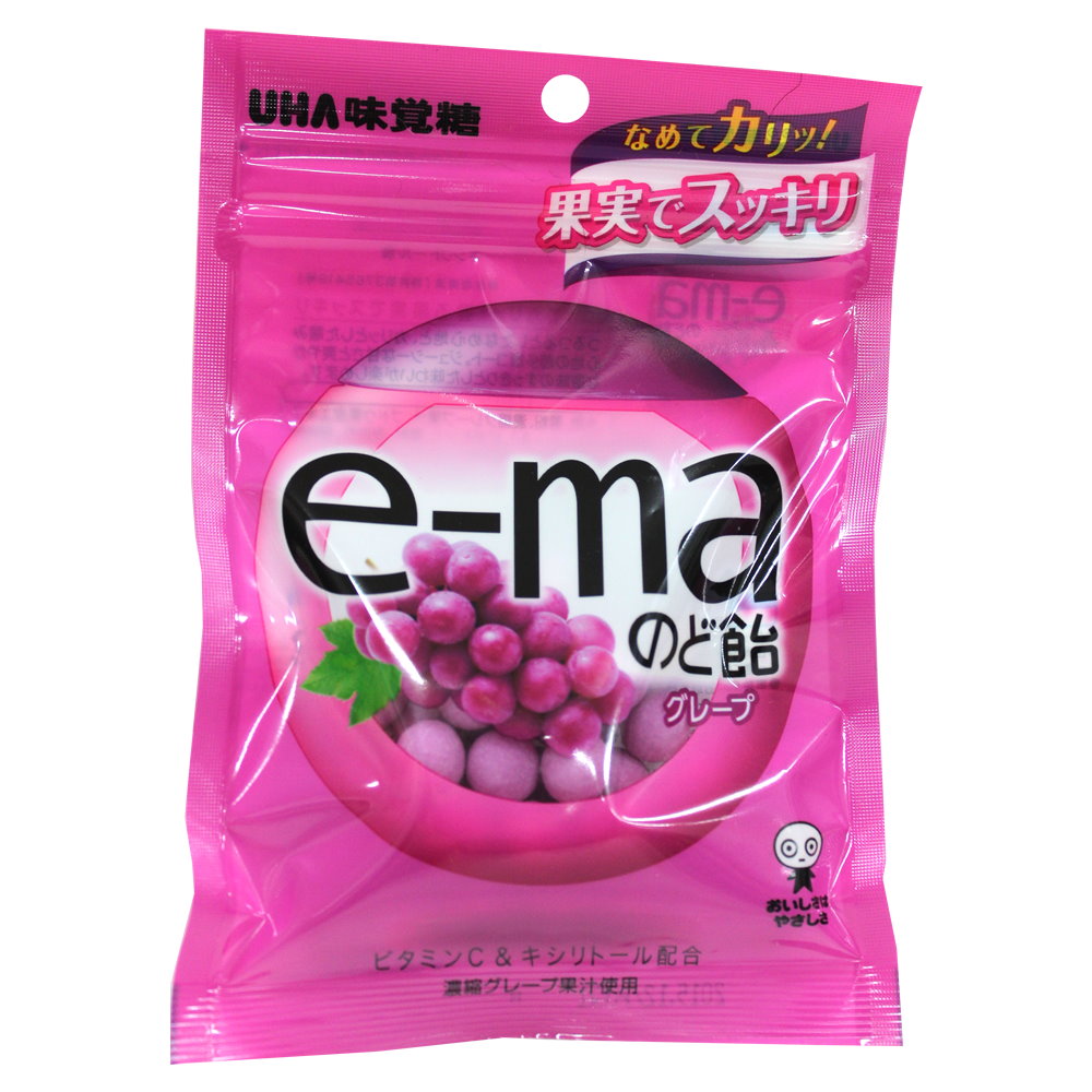UHA味覺糖 e-ma紫葡萄喉糖(50g)