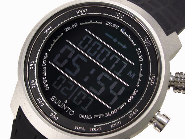 【Suunto Elementum】TERRA 登山釣魚計時錶 攀山系列/黑色橡膠錶帶
