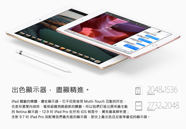 【福利品】Apple iPad Pro 12.9吋 LTE版 128GB 平板