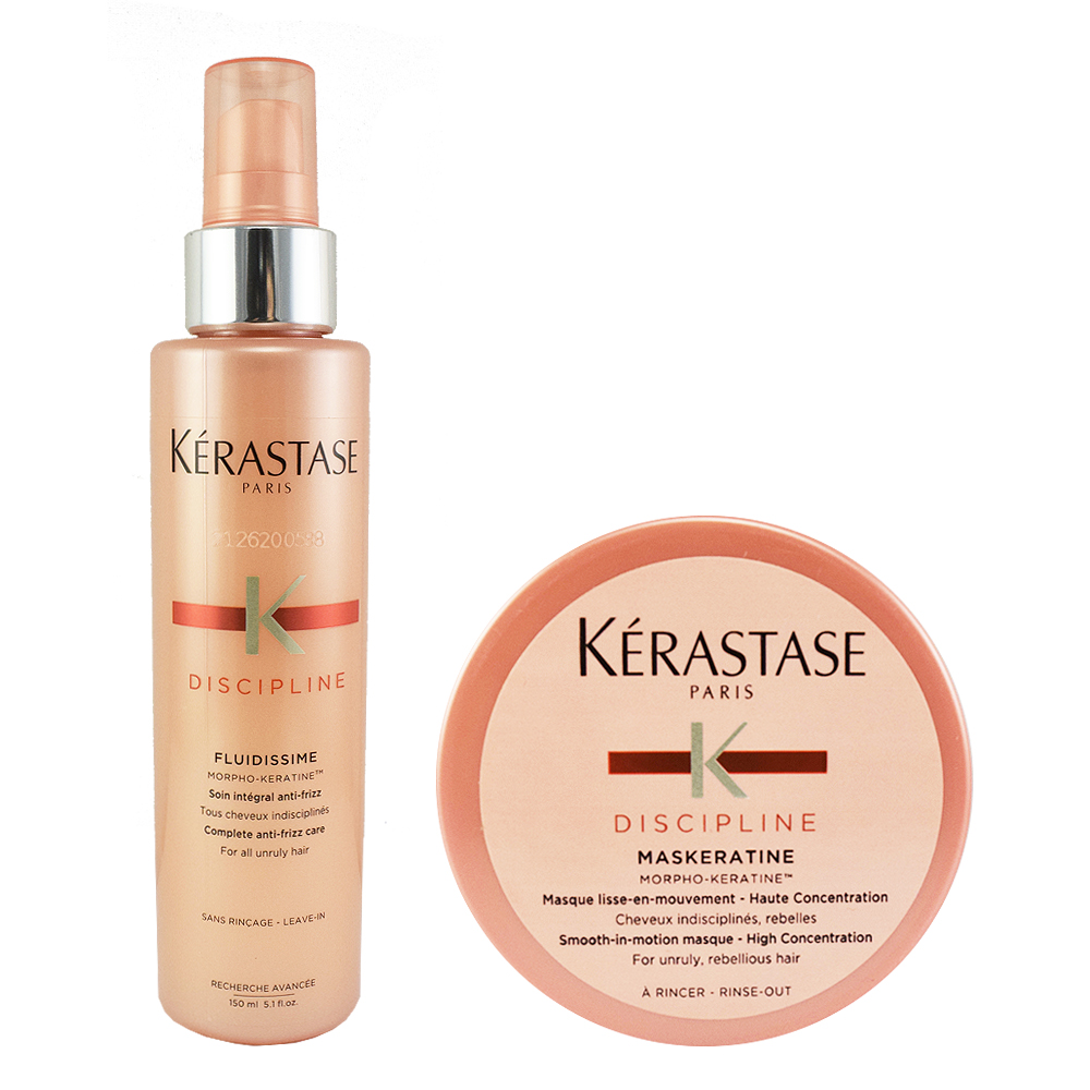 KERASTASE卡詩 72hr抗躁噴霧組(柔舞抗躁噴霧150ml+柔舞絲光髮膜75ml)