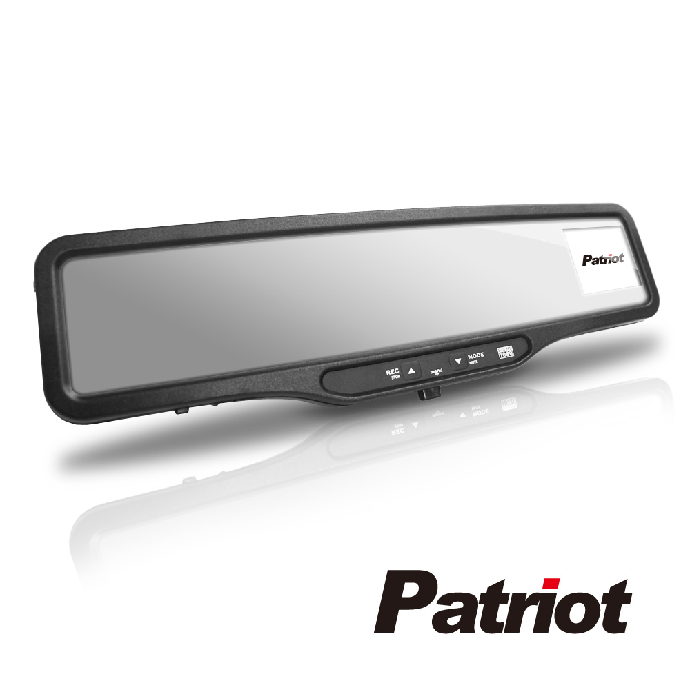 Patriot愛國者 DF650 GPS測速器1080P後視鏡型行車記錄器-快