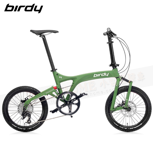 New Birdy(Ⅲ) GT多地形越野10速18吋前後避震鋁合金折疊單車-軍規綠