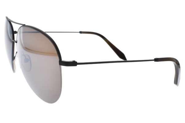 Victoria Beckham維多利亞貝克漢 經典飛官半框墨鏡/Feather午夜黑