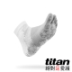 【Titan】全新科技機能運動襪．五趾功能慢跑襪．白/灰(2雙入) product thumbnail 1