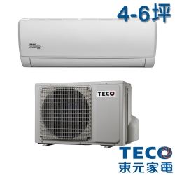 TECO東元 4-6坪一對一變頻冷專分離式冷氣MS