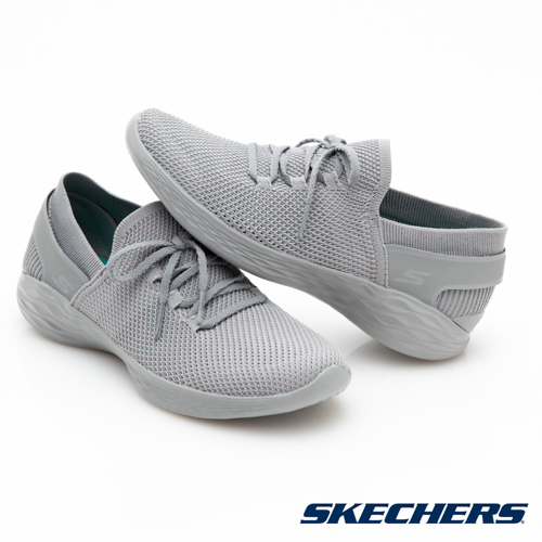 SKECHERS (女) 健走系列 YOU - 14960GRY