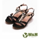W&M 優雅氣質楔形跟涼鞋 女鞋-黑(另有米) product thumbnail 1