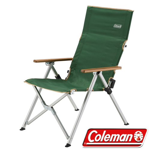 Coleman CM-26745 LAY躺椅/綠 3段可調式躺椅/輕量露營椅/高背休閒椅/