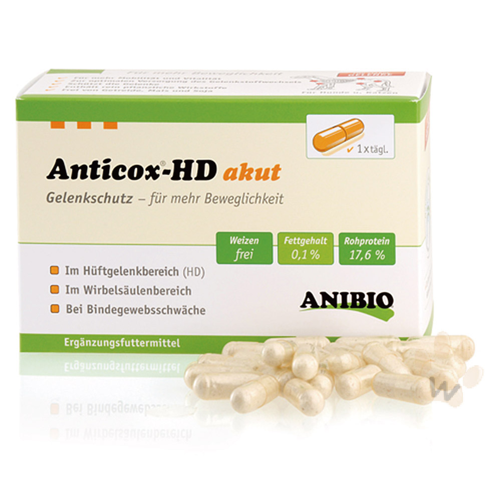 ANIBIO德國家醫寵物保健系統-Antiox-HD akut草本關節呵護膠囊50顆