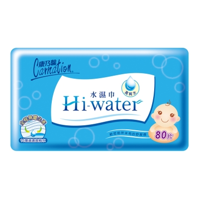 康乃馨 Hi-Water水濕巾 80片x8包/箱