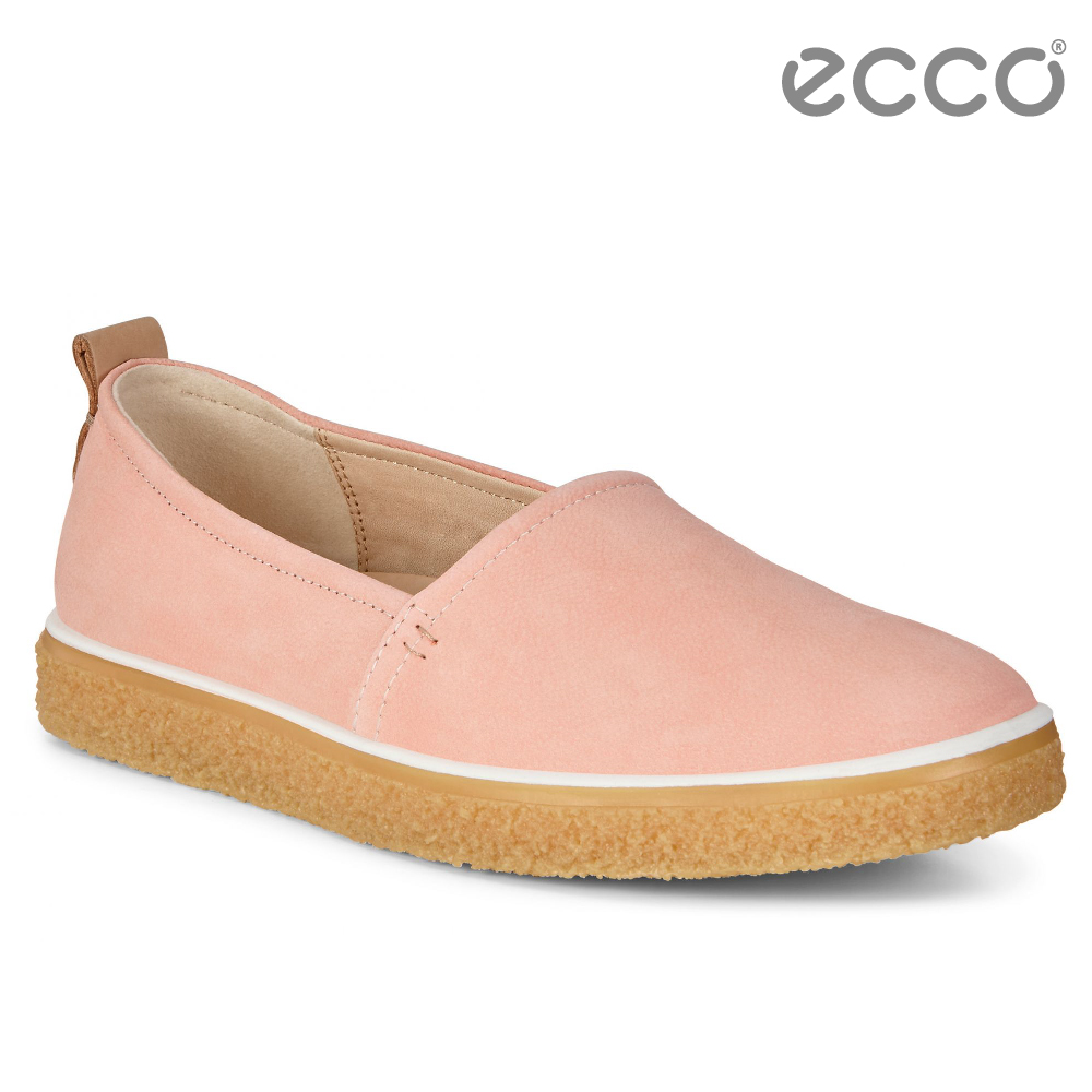 ECCO CREPETRAY LADIES 女 蜜糖牛奶粉嫩懶人鞋-粉