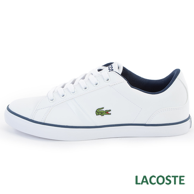 LACOSTE 女用休閒鞋-白/藍