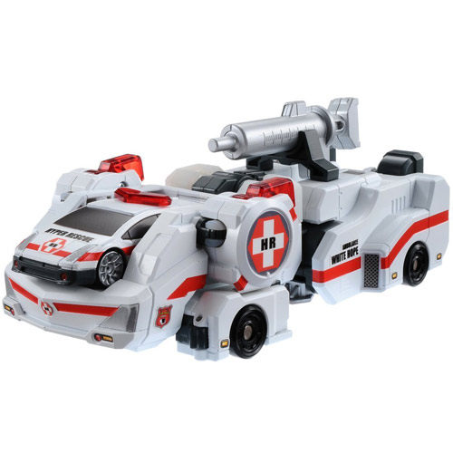TOMICA變形機器人 緊急救援隊白色救援車 TW85726