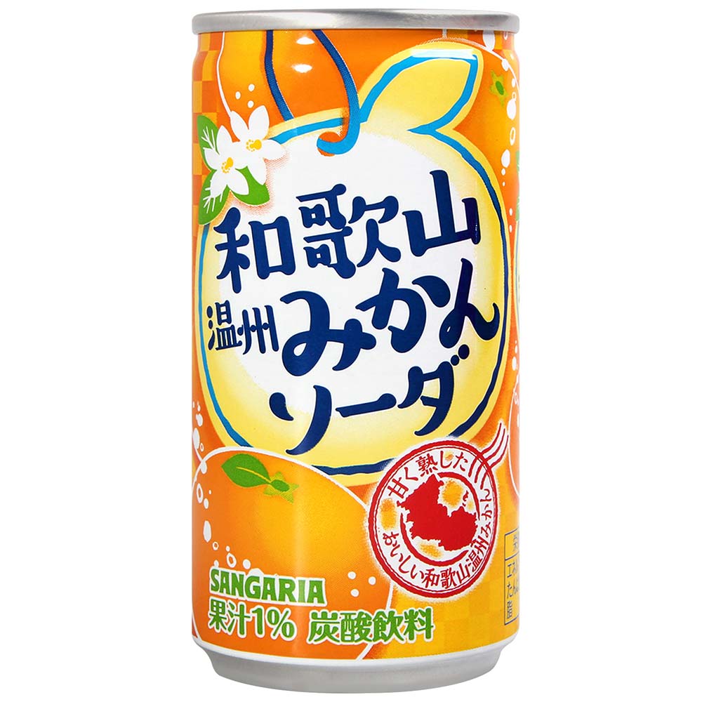 Sangaria 和歌山溫州蜜柑風味碳酸飲料(190ml)