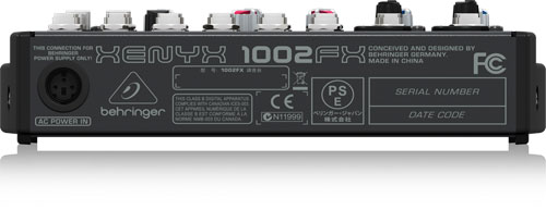 BEHRINGER XENYX 1002FX 混音器