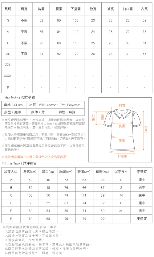 上衣 鏤空蕾絲造型五分袖抓摺上衣 白色-mini嚴選