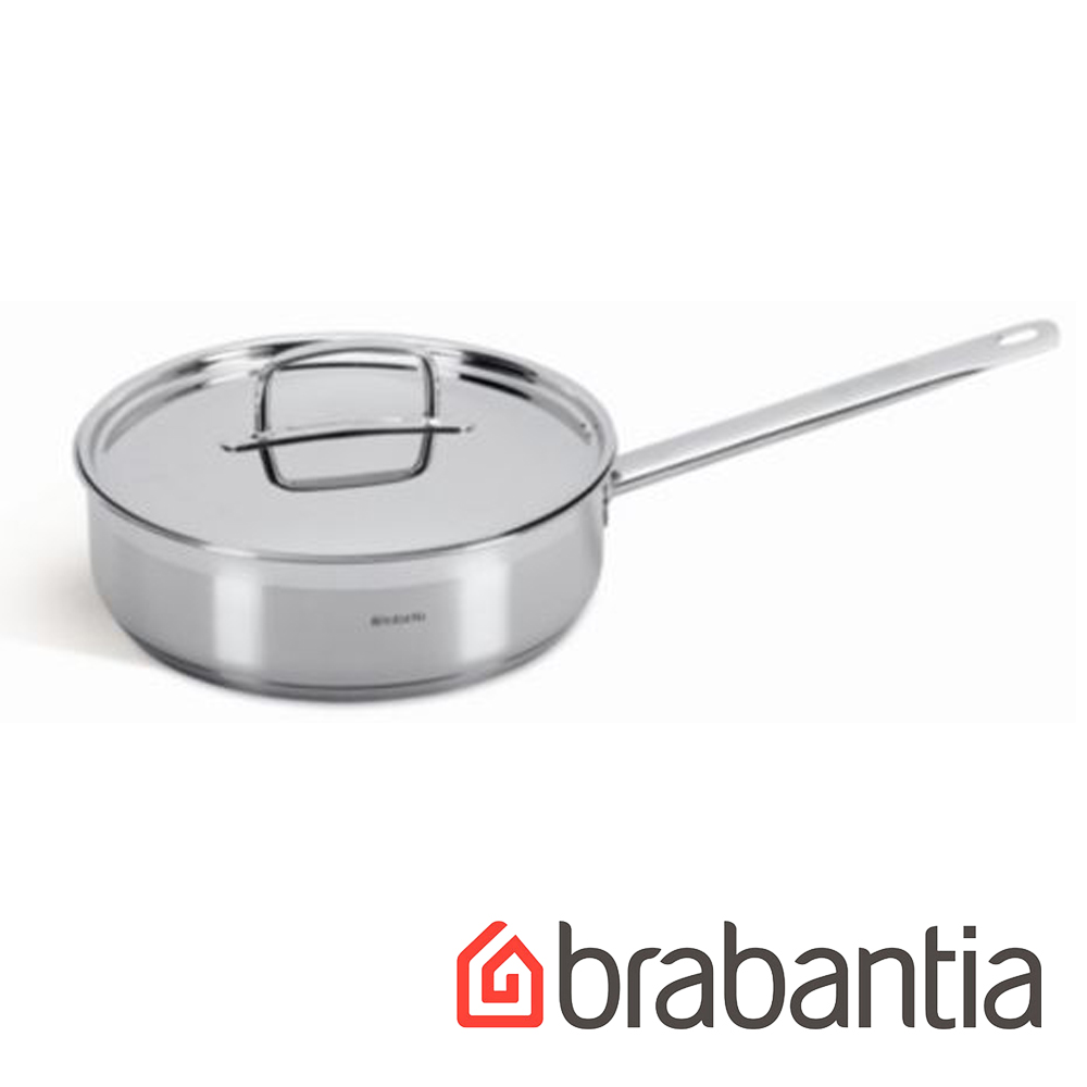 荷蘭BRABANTIA Favourite系列不鏽鋼24公分單把平底鍋/湯鍋