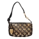 LV M40248 經典亮片Monogram原花手拿/肩背包(金) product thumbnail 1