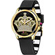 Juicy Couture Jetsetter 大皇冠晶鑽腕錶-黑x金/38mm product thumbnail 1