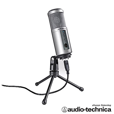 audio-technica 心型指向性電容式USB麥克風  ATR2500USB