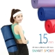 [SMART SPORT] NBR環保瑜珈墊 15mm直紋超厚款一入 (湖水藍) product thumbnail 1