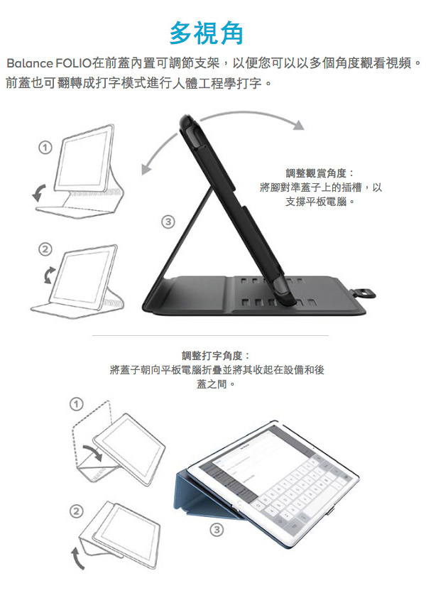 Speck Balance Folio iPad Pro 10.5吋多角度側翻皮套