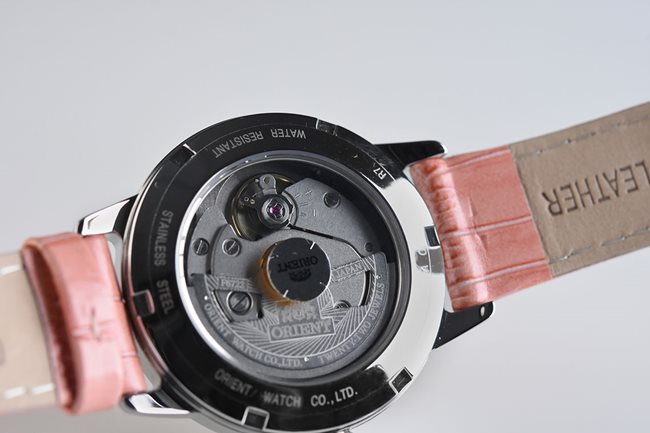 ORIENT 東方錶 ELEGANT系列 機械腕女錶-粉/35.5mm