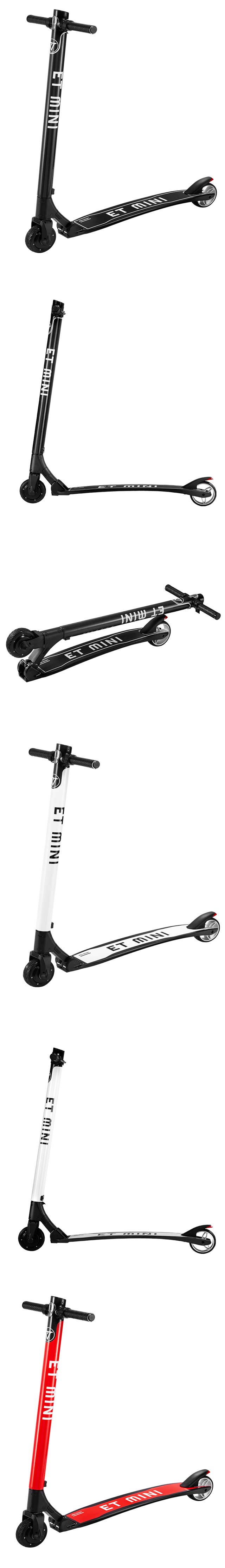 【 OKAI 】ET MINI 碳纖 36V鋰電 LG電芯 LED燈電動滑板車