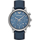 Emporio Armani Classic 都會計時石英腕錶-藍/46mm product thumbnail 1