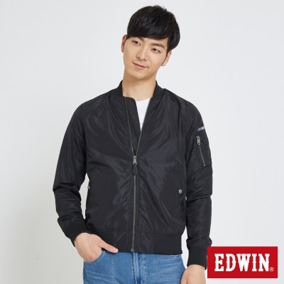 EDWIN 帥氣MA1單層外套-男-黑色