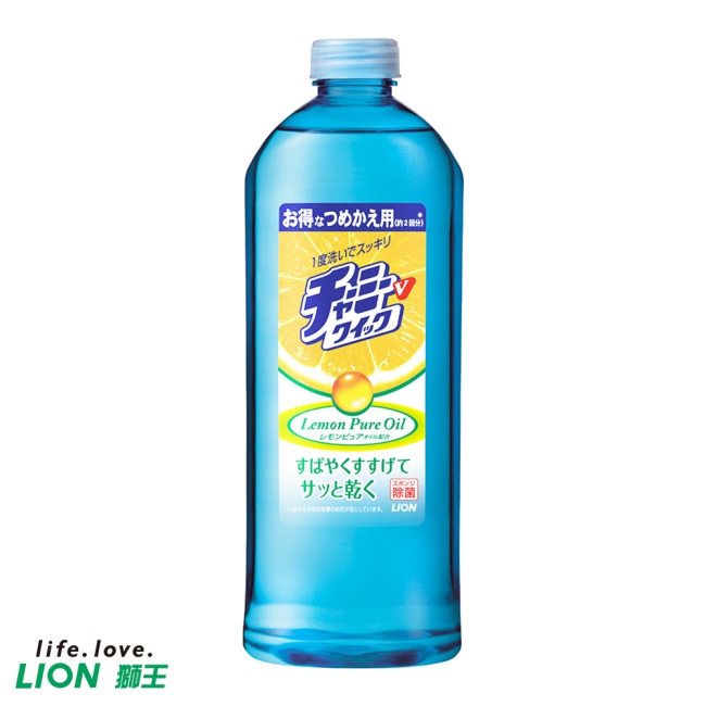 日本獅王LION 媽媽濃縮洗潔精 補充瓶 400ml