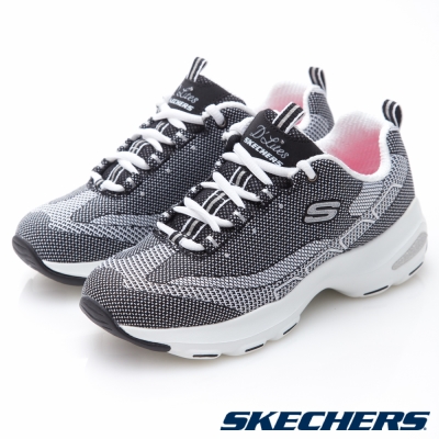 SKECHERS (女) 運動系列 D LITE ULTRA - 12283BKW