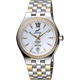 ENICAR 英納格 傳真系列時尚晶鑽機械腕錶-白x雙色版/39mm product thumbnail 1