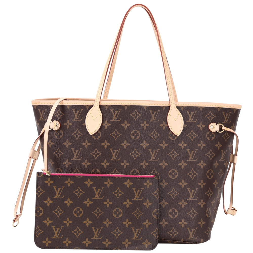 LV M41178 NEVERFULL MM 經典Monogram肩背購物包