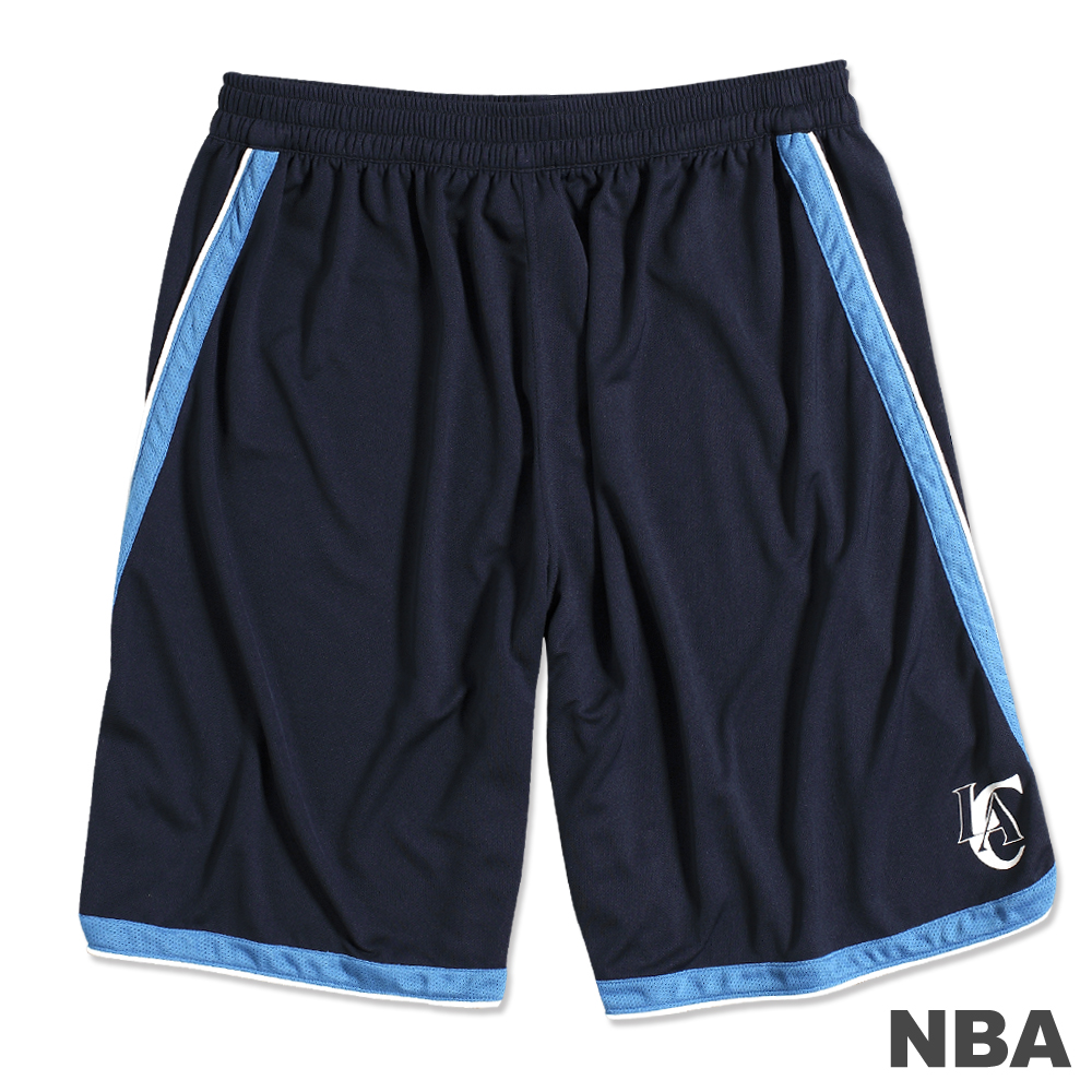 NBA-洛杉磯快艇隊印花排汗運動短褲-深藍(男)